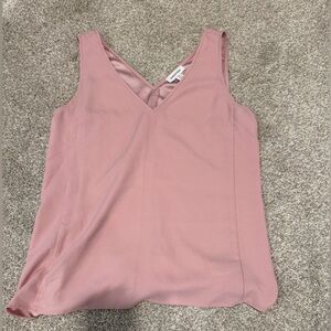 Nordstrom Dusty Rose V-Neck Tank Top